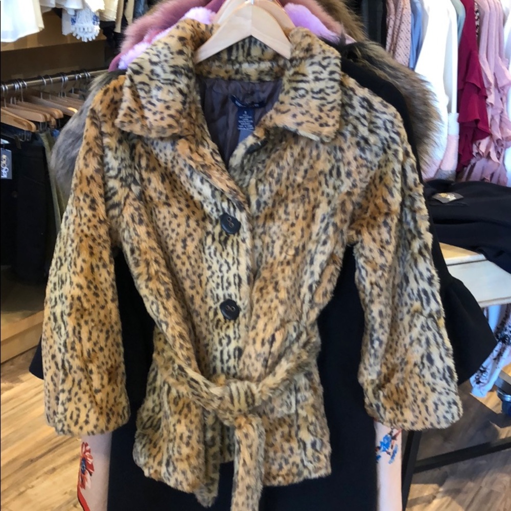 Leopard print jacket